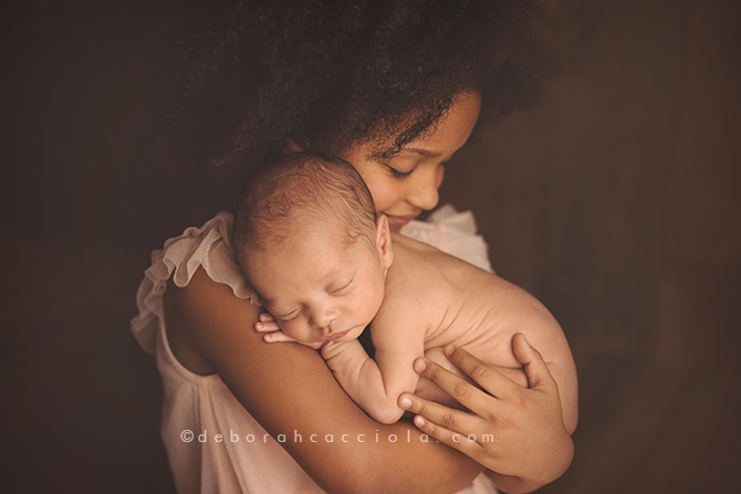 photographe bébé avec soeur orleans